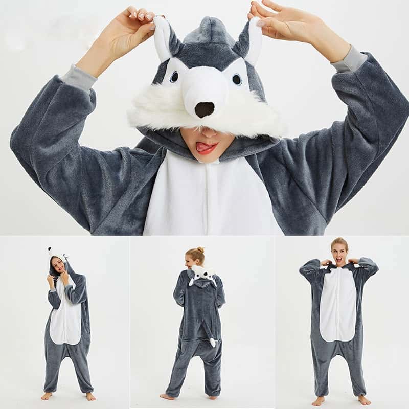 New Unicorn Onesies Unisex Totoro Kigurumi Animal Pajamas for Women Adults Winter Warm Sleepwear Anime Costumes Cartoon Jumpsuit 8