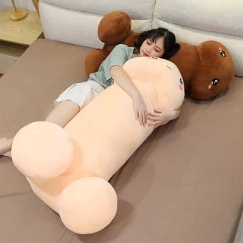 Trick Penis Plush Toy Simulation Boy Dick Plushie Real-life Penis Plush Hug Pillow Stuffed Sexy Interesting Gifts For Girlfriend 3