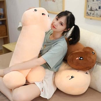 Trick Penis Plush Toy Simulation Boy Dick Plushie Real-life Penis Plush Hug Pillow Stuffed Sexy Interesting Gifts For Girlfriend 4