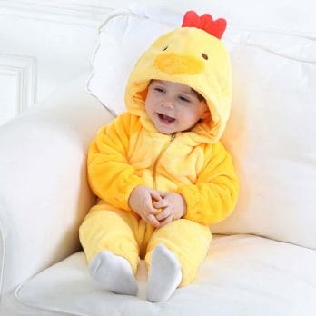 Children 1-3 Years Costumes Baby Anime Cosplay Suit Warm Soft Pajamas Funny Cute Animals Kigurumis 4