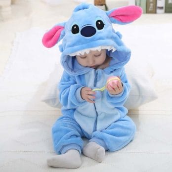 Children 1-3 Years Costumes Baby Anime Cosplay Suit Warm Soft Pajamas Funny Cute Animals Kigurumis 2