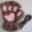Fashion Girls Lovely Cat Claw Paw Plush Mittens Warm Soft Plush Short Fingerless women Leisure Bear Cat Gloves Half Finger Gifts 17