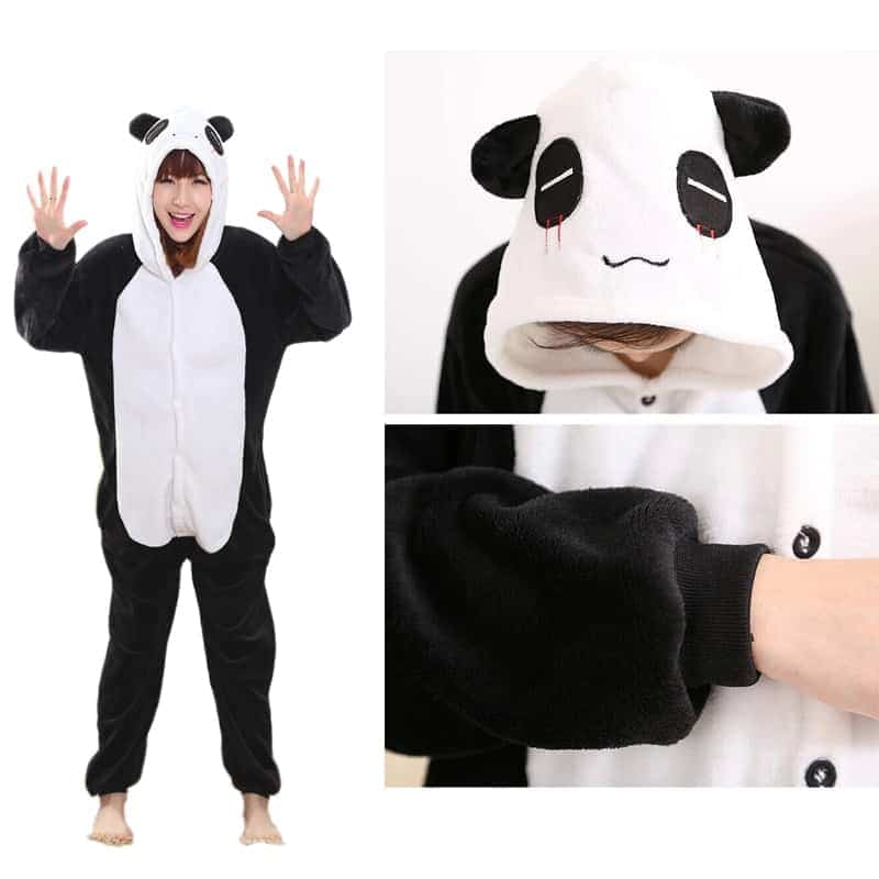 Panda Onesie Pajama Kigurumi Herren Damen Kinder 23