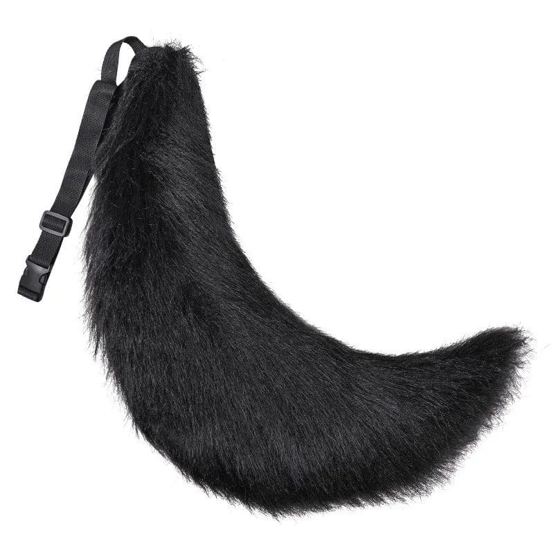 Handmade Simulated Fox Or Wolf Furry Tail Animal Cosplay Prop Lolita Accessories Girl's Club Pub Costumes 1